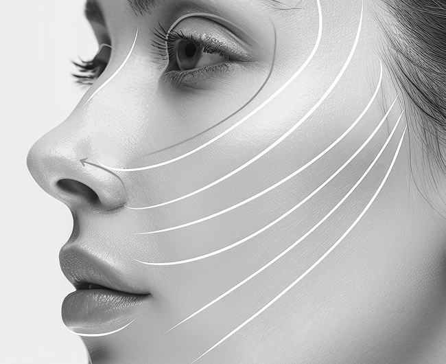 شد الوجه بالخيوط في دبي د.ماريو روسو